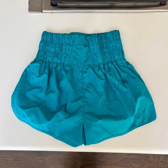 Free People Teal Athletic Shorts - Picture 2 of 2